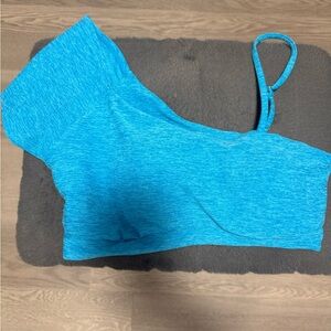 Bombshell Blue One-Shoulder Bra